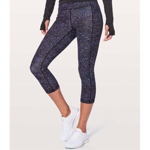 Lululemon Speed Up Crop 21" Crystalline Multi Luxtreme